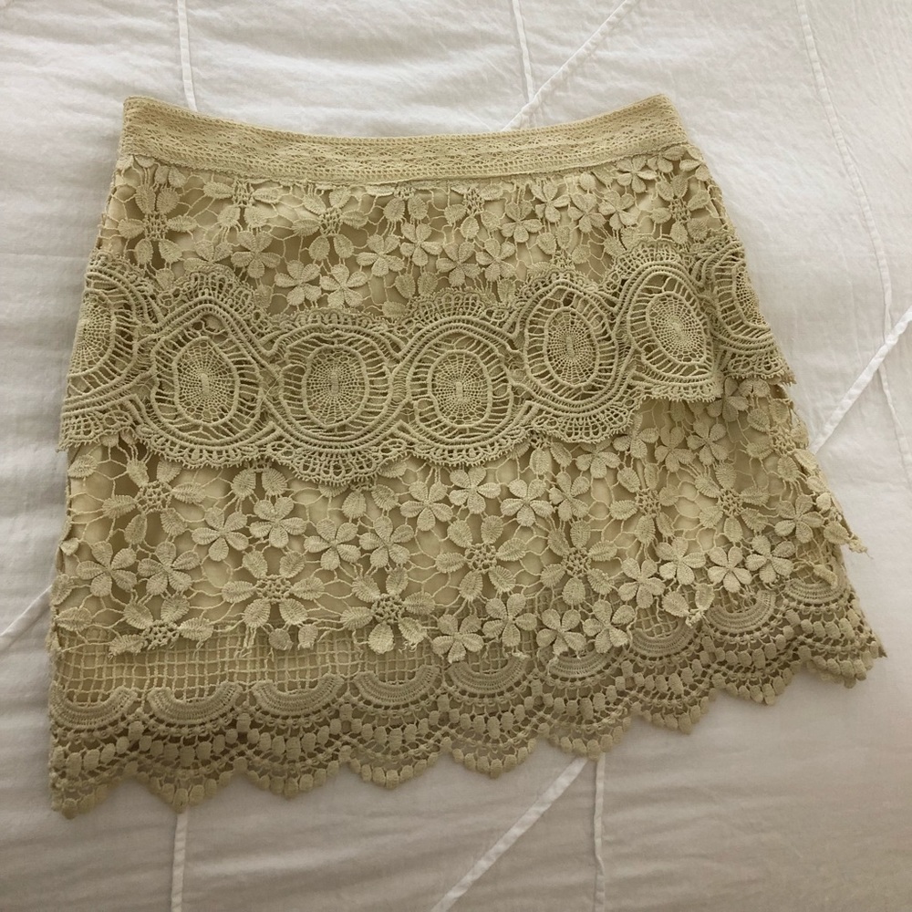 Free People lace skirt
